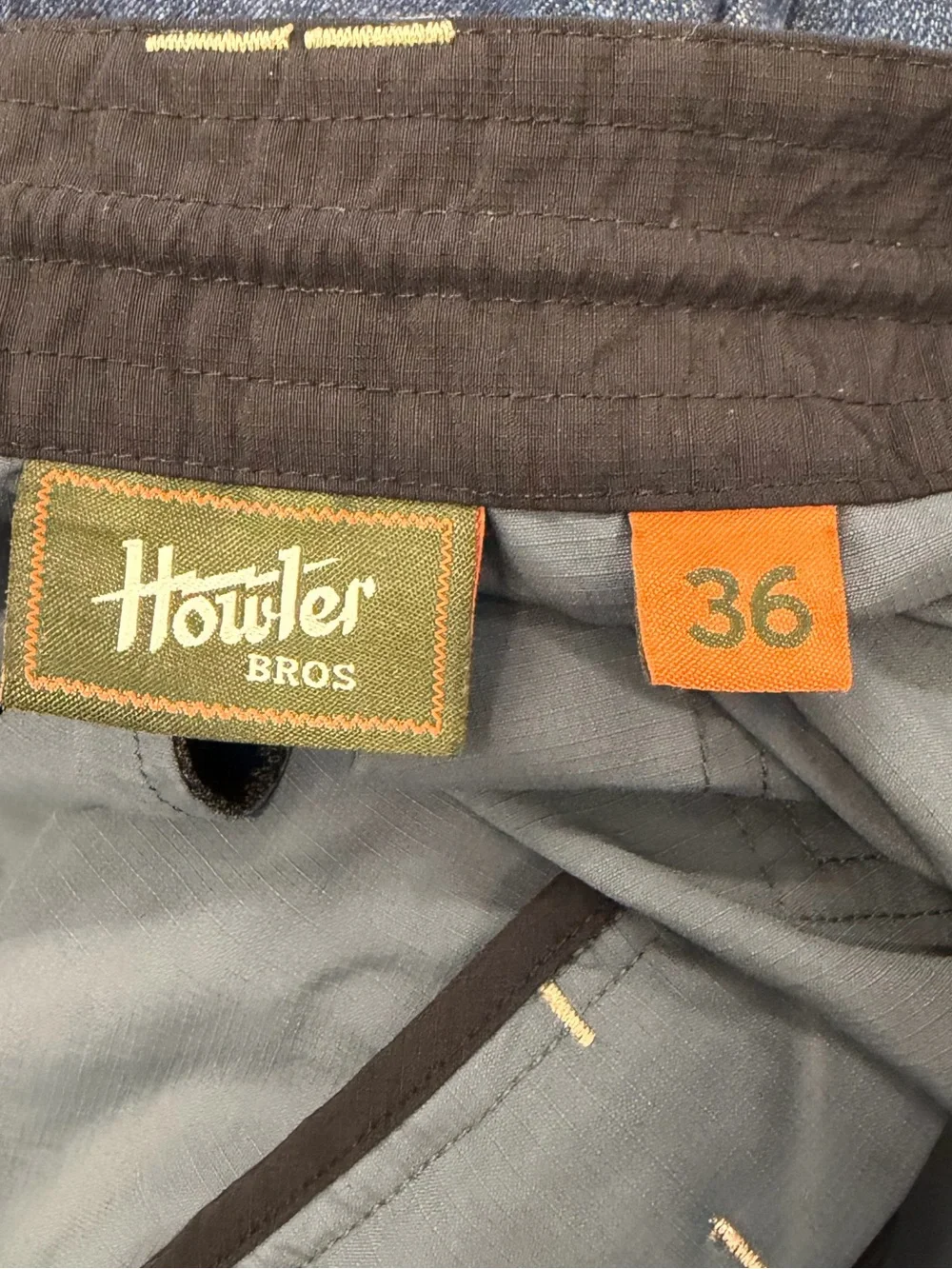 Howler Brothers Horizon Hybrid Shorts Blue Men’s Size 36